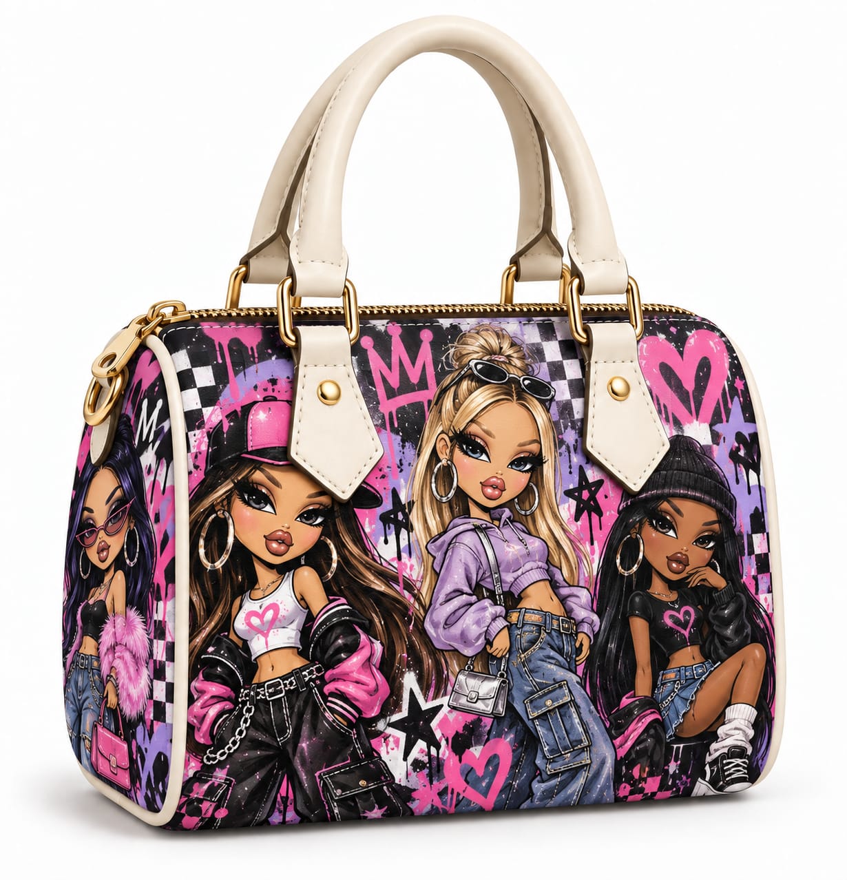 Street Smart Girl Pillow Bag