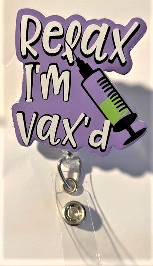 Relaxed I'm Vax'd Badge