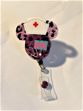 Cheetah Print RN Nurse Badge